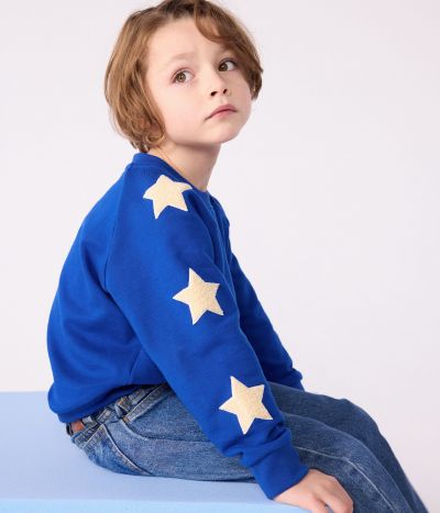 Sweatshirt enfant en coton uni