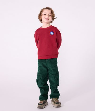 Sweatshirt enfant en coton uni