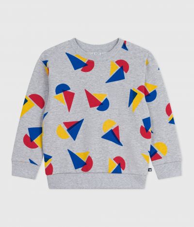 Sweatshirt enfant en coton imprimé