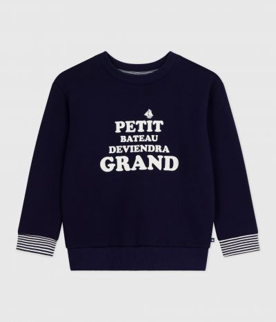 Sweatshirt enfant en coton imprimé
