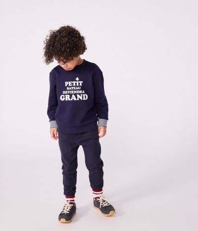 Sweatshirt enfant en coton imprimé