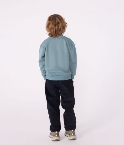 Sweatshirt enfant en coton à motif