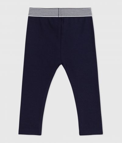 Legging bébé en coton uni