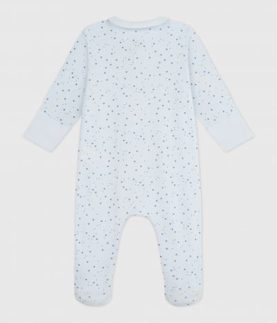 Pyjama bébé en coton à col imprimé étoiles