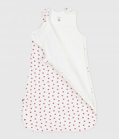 Gigoteuse bébé en velours imprimé coeurs TOG 3