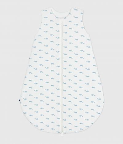 Gigoteuse bébé en velours imprimé baleines TOG 3