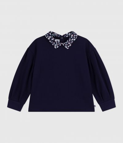 Sweatshirt enfant en coton uni