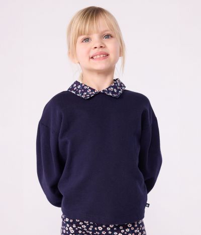 Sweatshirt enfant en coton uni