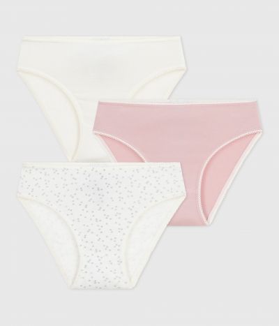 Lot de culottes enfant en coton et élasthanne