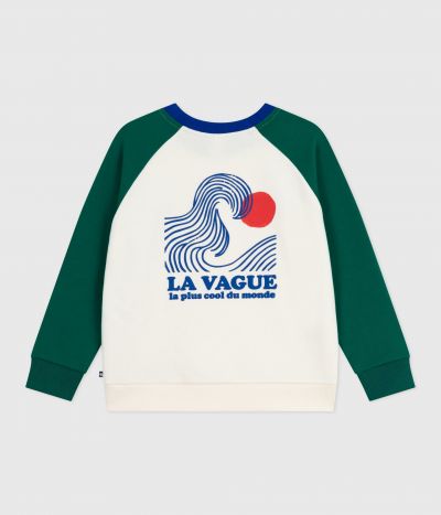 Sweatshirt enfant en coton imprimé