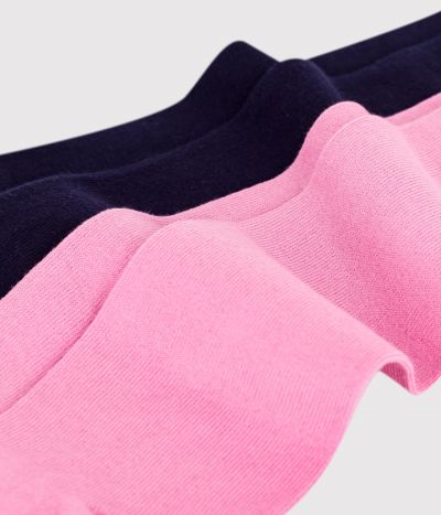 Lot de 2 paires de collants enfant en jersey de coton