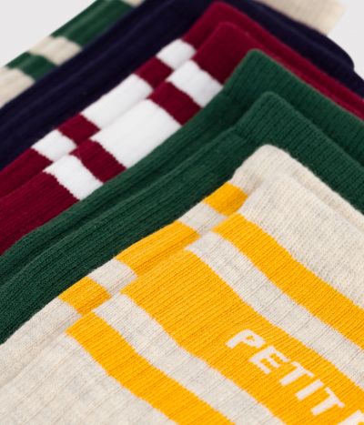 5 paires de chaussettes enfant en coton