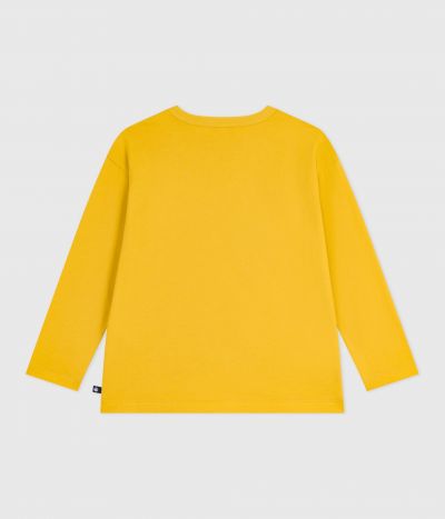Tee-shirt enfant manches longues en coton imprimé