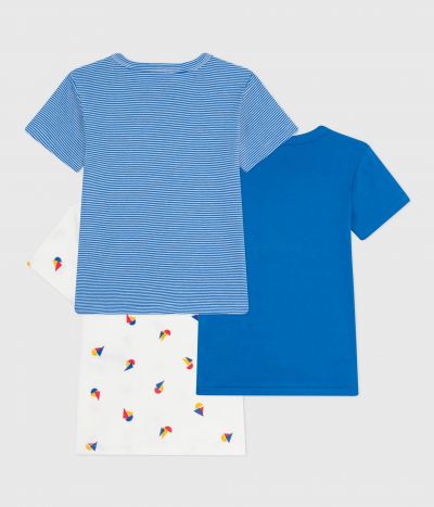 Lot de tee-shirts enfant en coton manches courtes imprimé