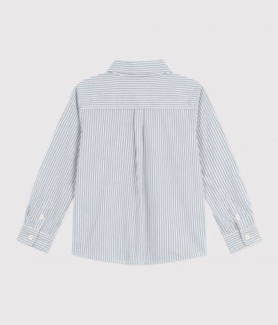 Chemise enfant en coton à rayures