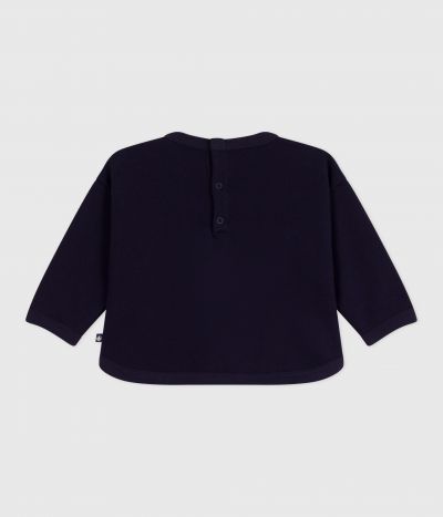 Sweatshirt bébé en coton motif éléphant