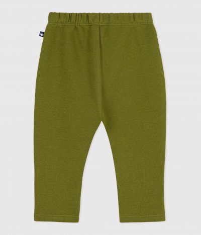 Pantalon bébé en coton uni