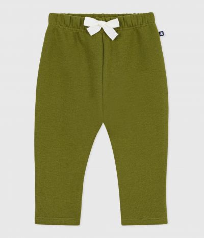 Pantalon bébé en coton uni