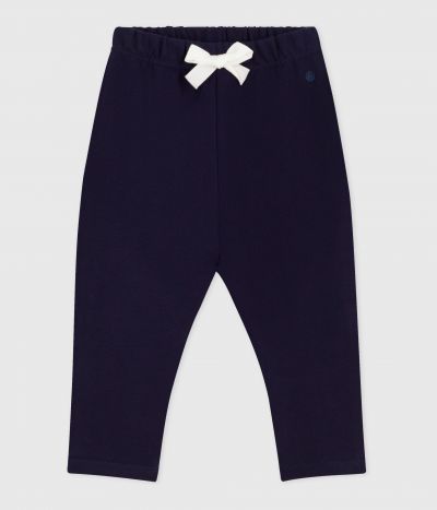 Pantalon bébé en coton uni