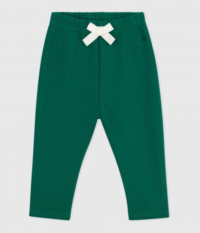 Pantalon bébé en coton uni