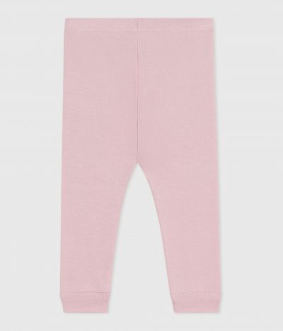 Legging bébé en coton uni