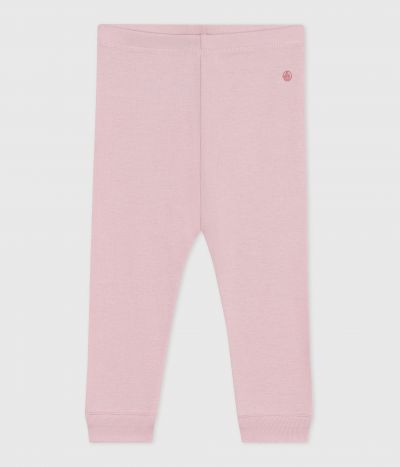 Legging bébé en coton uni