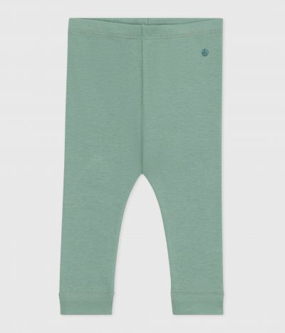 Legging bébé en coton uni
