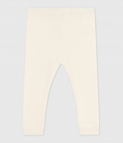 Legging bébé en coton uni