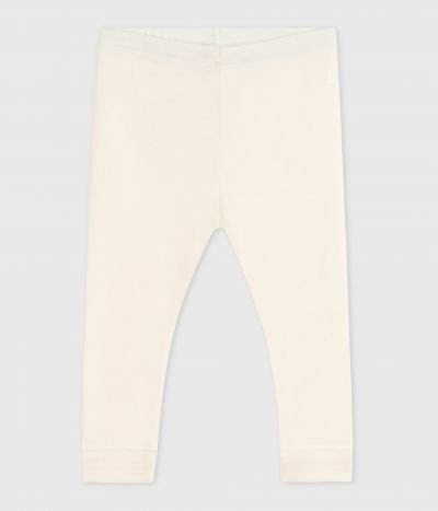 Legging bébé en coton uni