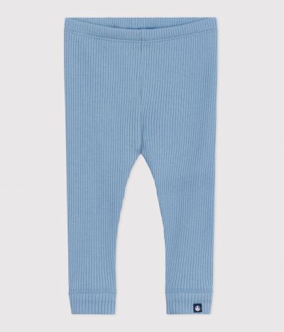 Legging bébé en coton uni