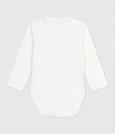 Body bébé à col brodé et message en poitrine
