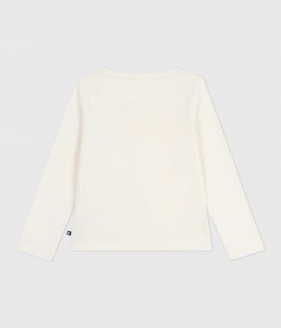 Tee-shirt enfant manches longues en coton imprimé