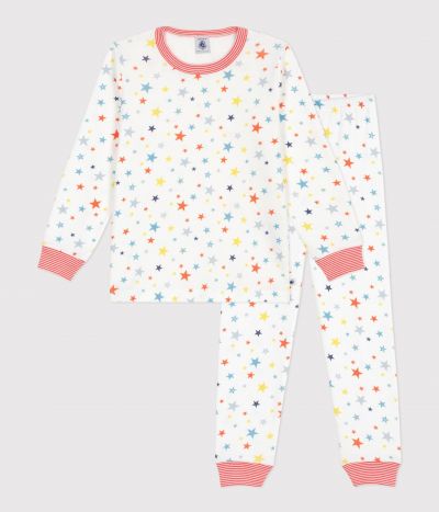 Pyjama enfant en coton imprimé étoiles