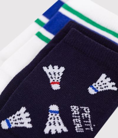 2 paires de chaussettes enfant en coton volants