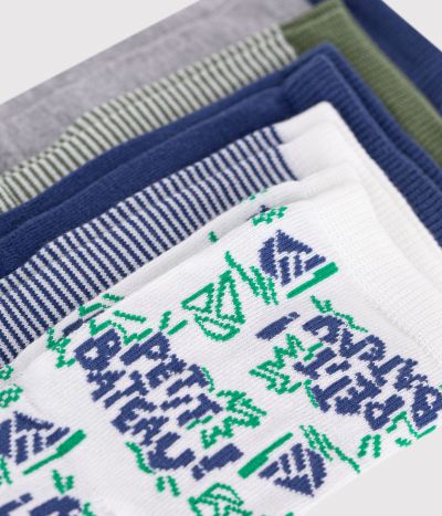 5 paires de chaussettes enfant en coton