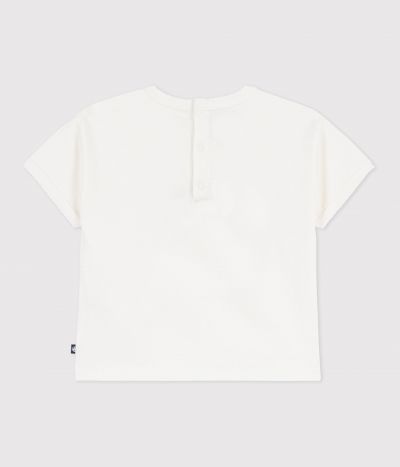 Tee-shirt bébé en coton à manches courtes à motif