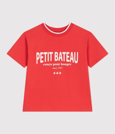 Tee-shirt enfant manches courtes en coton