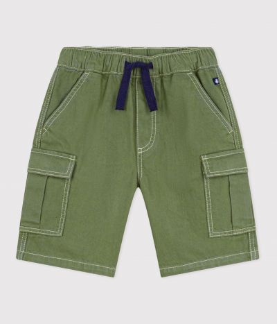 Bermuda cargo enfant en coton