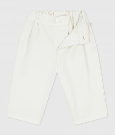 Pantalon bébé en serge uni