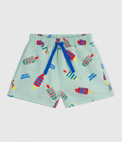 Short de bain bébé, imprimé glaces