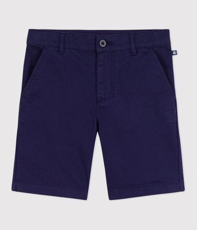 Bermuda short enfant en coton uni