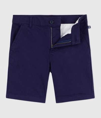 Bermuda short enfant en coton uni