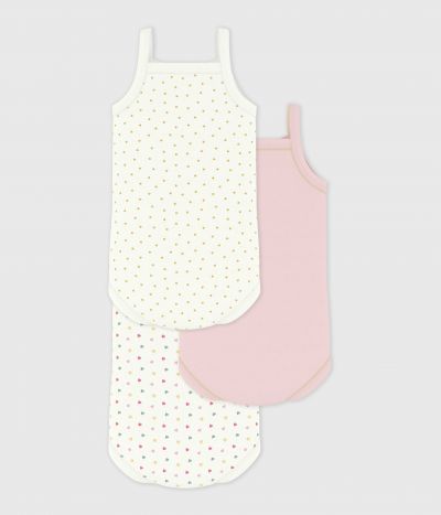 Lot de bodies bretelles en coton bébé