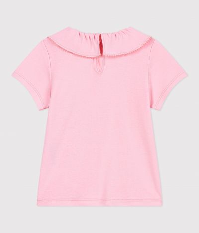 Tee-shirt enfant manches courtes en coton uni