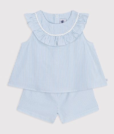 Ensemble cadeau bébé en coton : ensemble 2 pièces