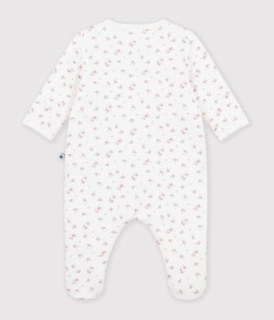 Pyjama bébé en tubique imprimé à fleurs