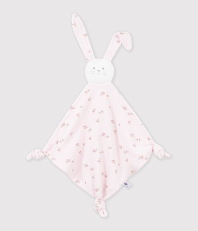 Doudou bébé en coton imprimé à fleurs