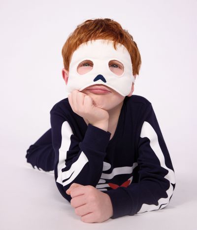 Pyjama déguisement squelette enfant en coton