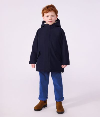 Parka enfant mi-longue unie