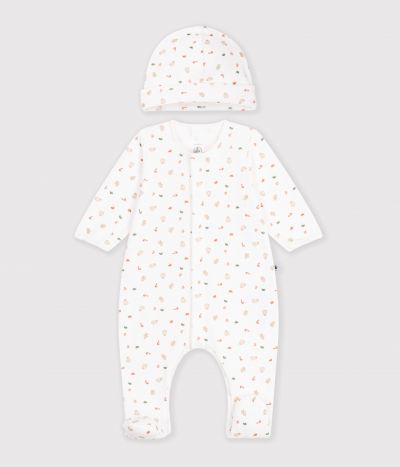Coffret cadeau naissance en coton imprimé
